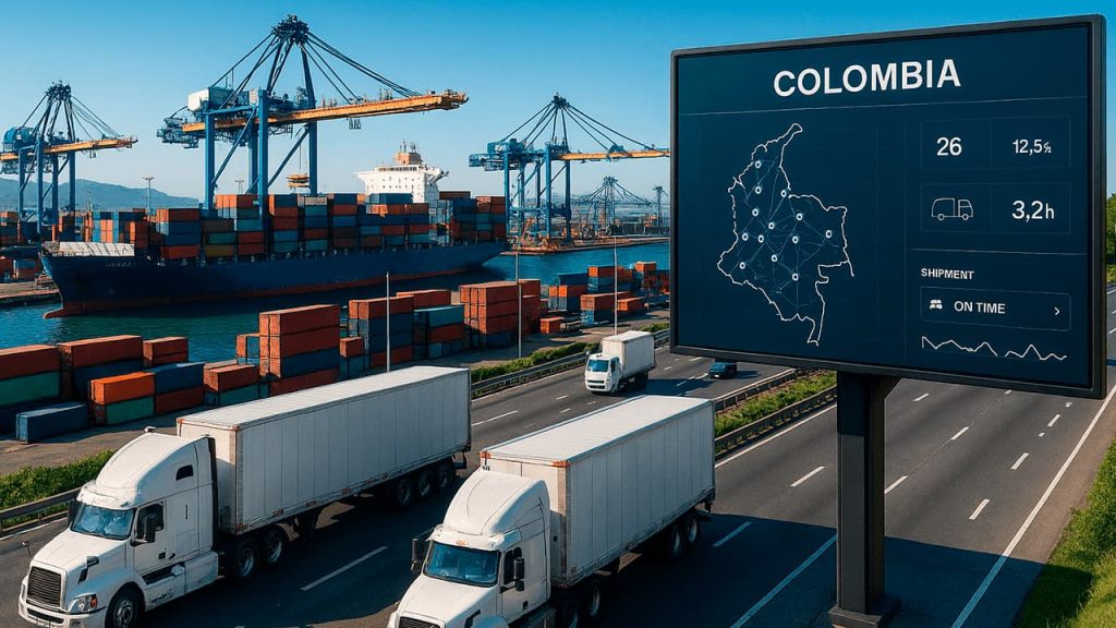 Infraestructura logística en Colombia 2025: carreteras, puertos y tecnología para el comercio exterior